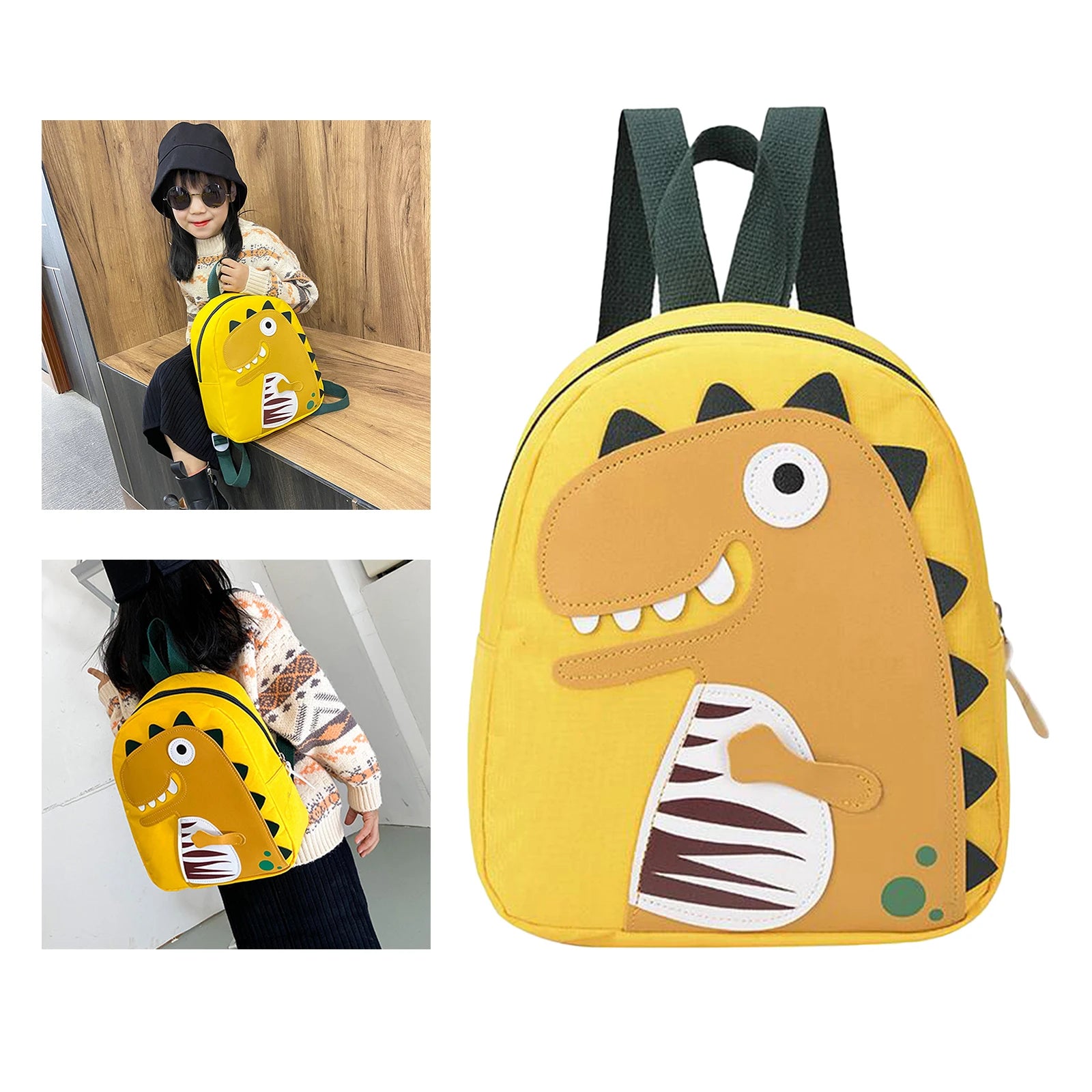 Dinosaur Toddler Backpack for Kids, Small Daypack Bag