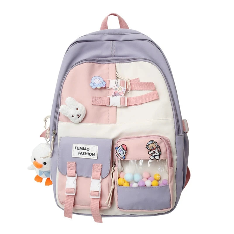 Middle School Student Backpack Outdoor Daypack Large Capacity