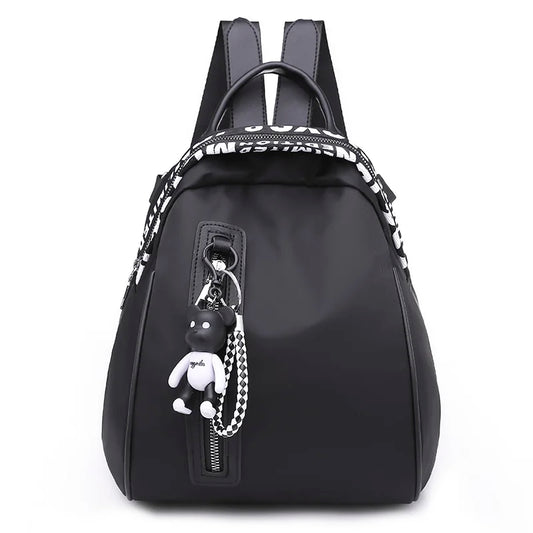 Bear Women Backpack Nylon Backpacks For Teenage Girls School Shoulder Bag
