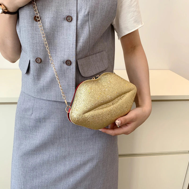 Mini Crossbody Bag with Chain for Women, Small Shoulder Bags