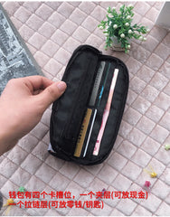 Bowknot Pattern Wallets Women Magic Stick Money Bags Long Purse Gift
