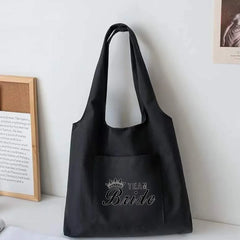 Canvas Vest Bag Women Tote Bag Casual Shoulder Bag