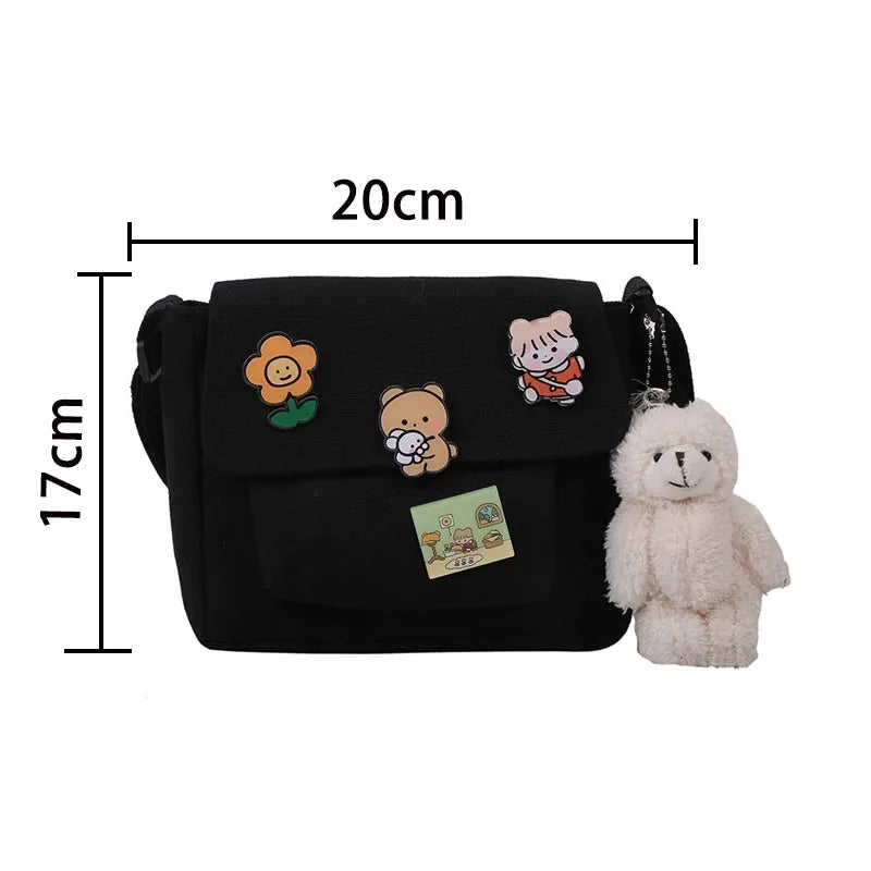 Japanese Harajuku Diagonal Bag Student Girl Shoulder Bag