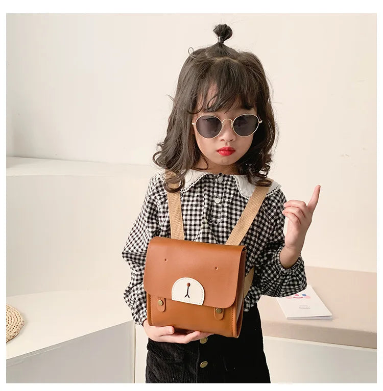 Kids Bear School Bag Kindergarten Mini Backpack Animal Shaped Backpacks