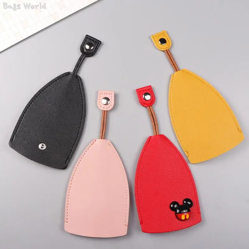 Cartoon Car Key Case Cover PU Leather Key Bag Keychain Cover