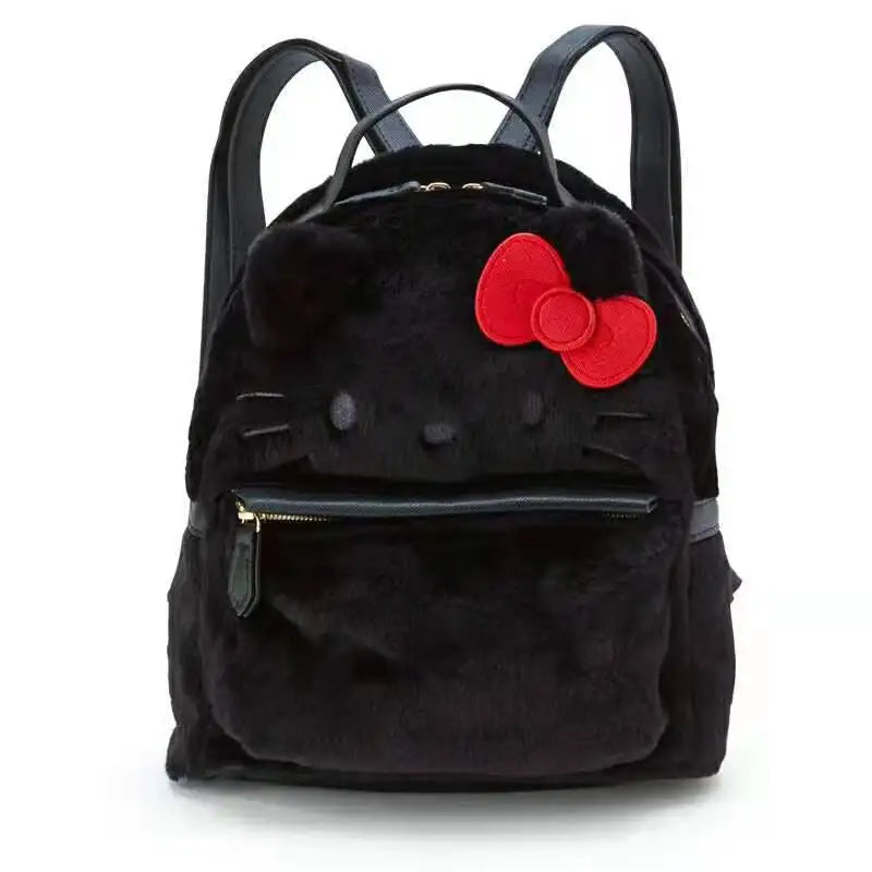 Cinnamorol Fluffy Plush Melody Storage Bag Kids School Bag
