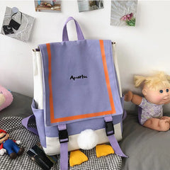 Duck Bag Girl Backpack Large Capacity Women's Laptop Student Bag