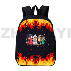 3D Cartoon Goose Goose Duck Backpack 12/16 Inch Rucksack