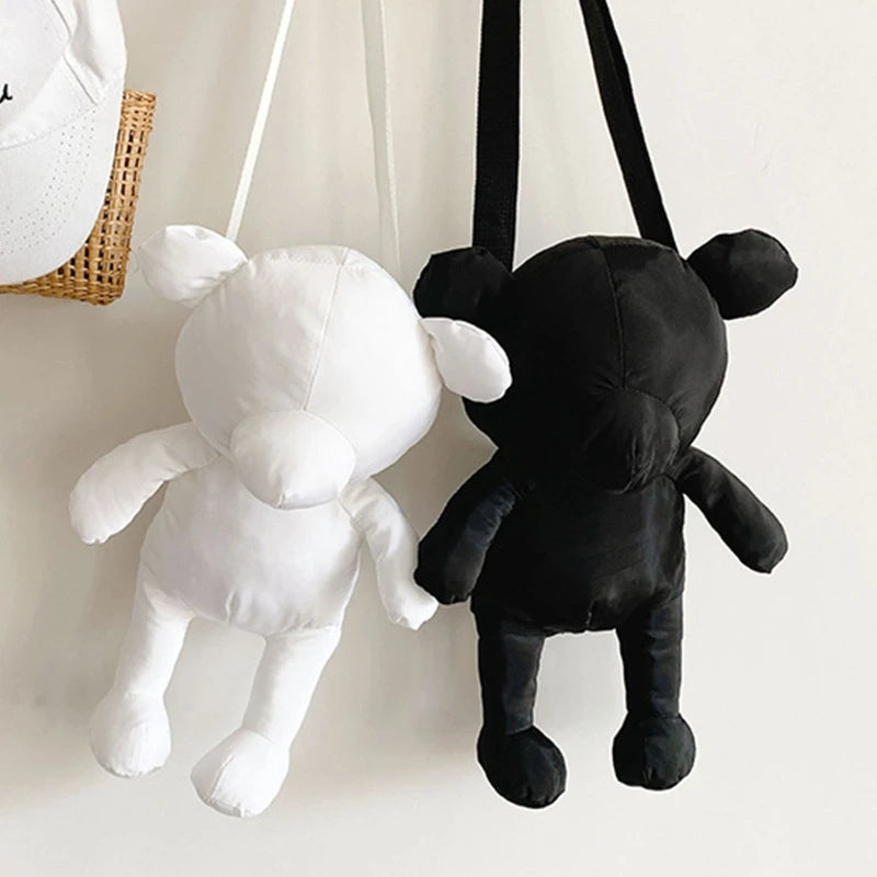 Cute Little Bear Crossbody Bag Nylon Handbag
