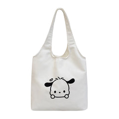 Cartoon Shoulder Bag Creative Portable Canvas Bag Large Capacity