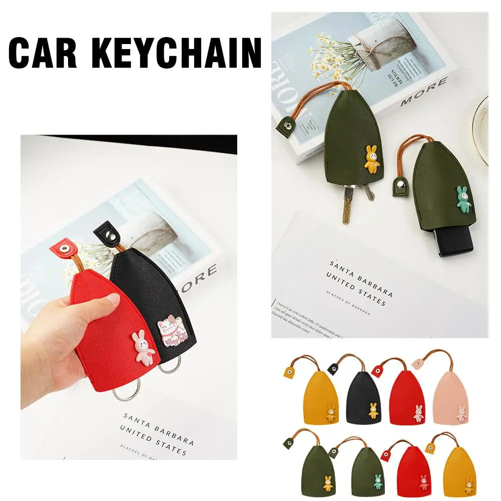 Unisex PU Leather Key Bag Holder Case