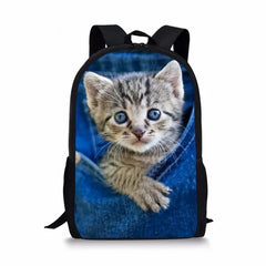 3D Print 16 Inch Schoolbags For Kids Backpack