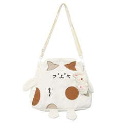 Cat Bag Women Girl Shoulder Cross Body Student BookBag