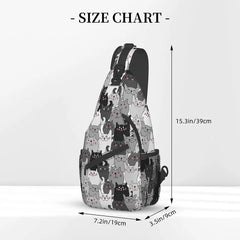 Waterproof Cat Sling Bag for Hiking Travel