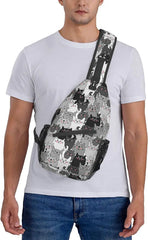 Waterproof Cat Sling Bag for Hiking Travel