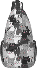Waterproof Cat Sling Bag for Hiking Travel