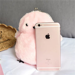 Chick Shoulder Bag Plush Stuffed Animal Crossbody Bag
