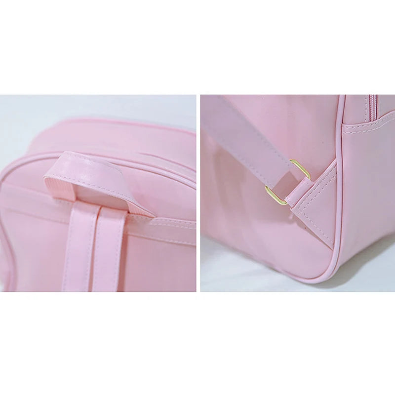Clear Transparent Women PVC Backpack Jelly Schoolbags