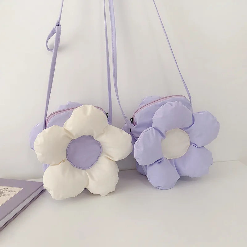 Flowers Shape Women Shoulder Bag Casual Crossbody Bags