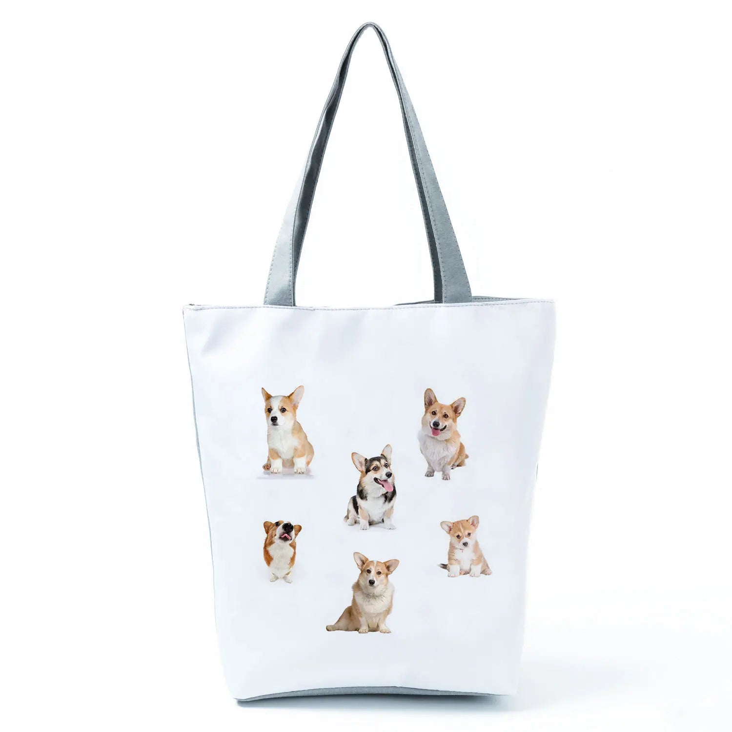 Corgi Printed Handbag High Capacity Women Shoulder Bag