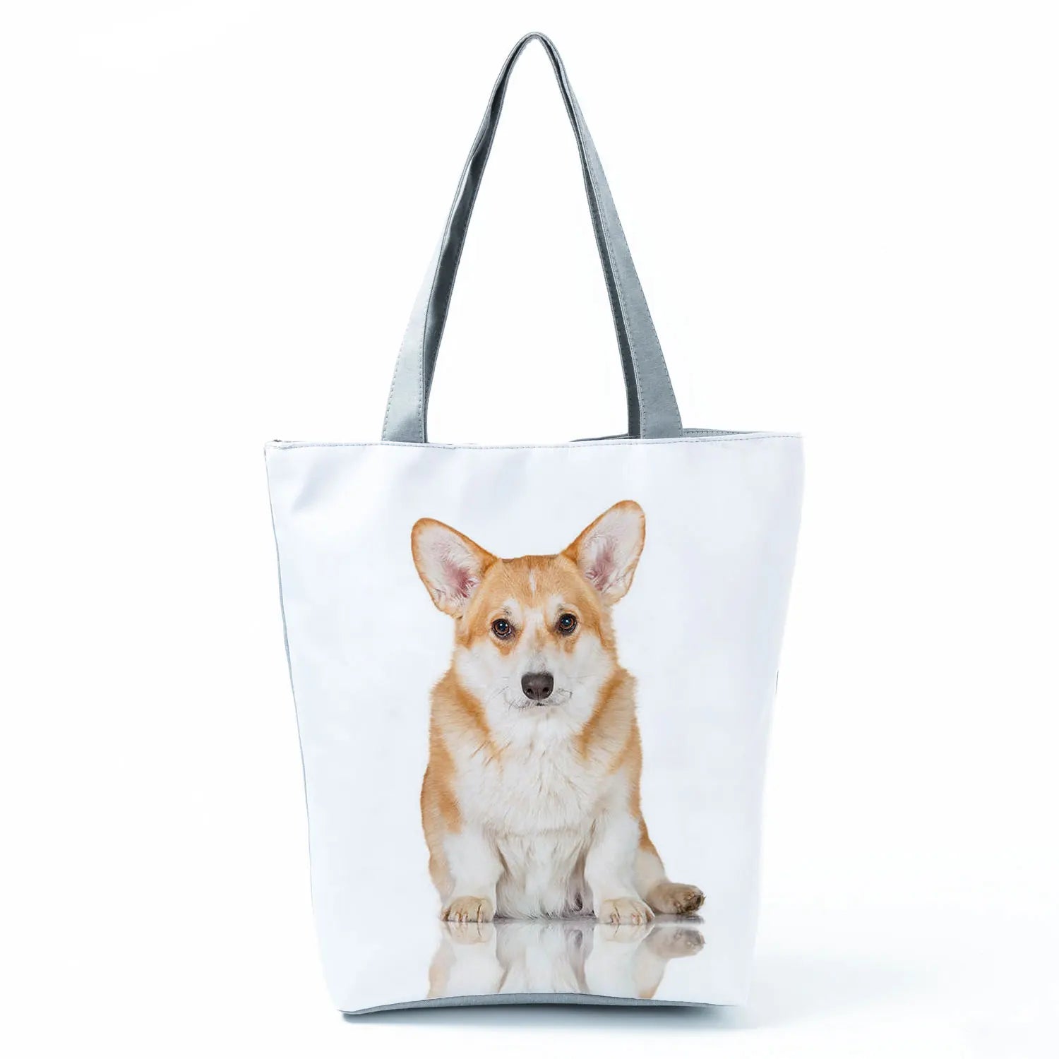 Corgi Printed Handbag High Capacity Women Shoulder Bag