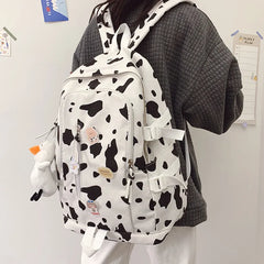 Cows Backpacks for School Teenagers Girls Large Capacity Travel Backpacks