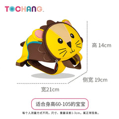 Cartoon Children's Backpack with Anti-lost Traction Rope