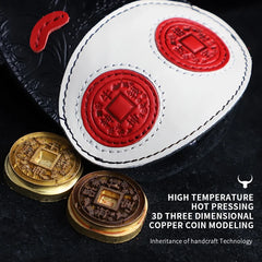 Leather Key Bag Men Housekeepers Car Key Holder Case Keychain Pouch