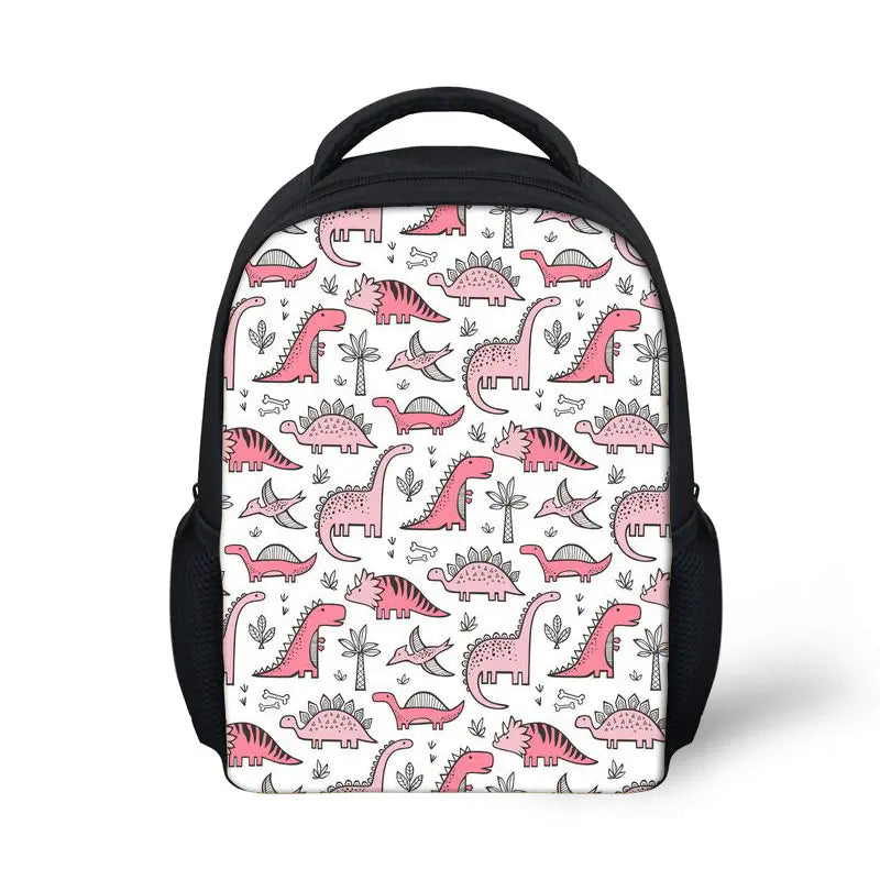 Dinosaur Print Kid Bag Cartoon Mini Kids Bookbag Mochila