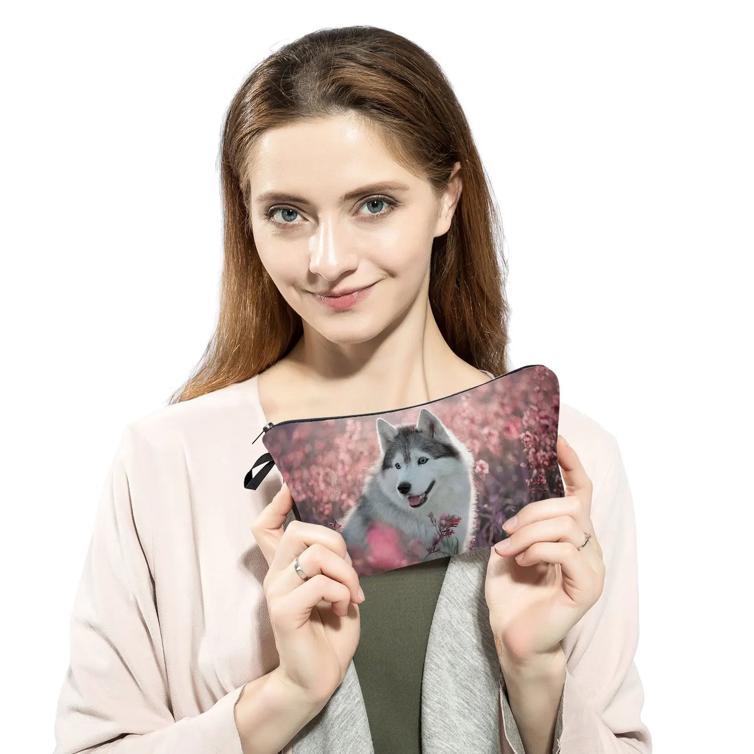 Pug Dog 3D Printed Cosmetic Bag for Women Travel Makeup Organizer
