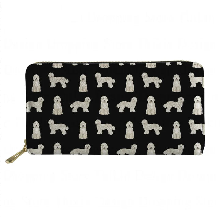 Leather Wallet Women Small Long Cash Purse Money Phone Bag