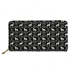 Leather Wallet Women Small Long Cash Purse Money Phone Bag