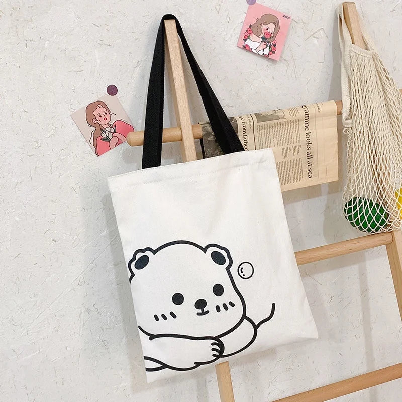 Canvas Shoulder Bag Purse and Handbag Large Capacity Women's Tote Bag