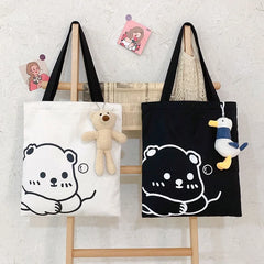Canvas Shoulder Bag Purse and Handbag Large Capacity Women's Tote Bag