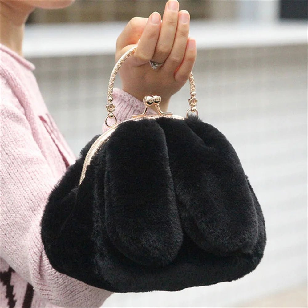 Bunny Ear Messenger Bag Cross Body Bag for Women