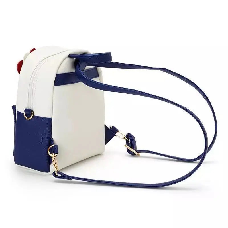 Casual Pu Backpack Crossbody Bag Small Travel Backpack