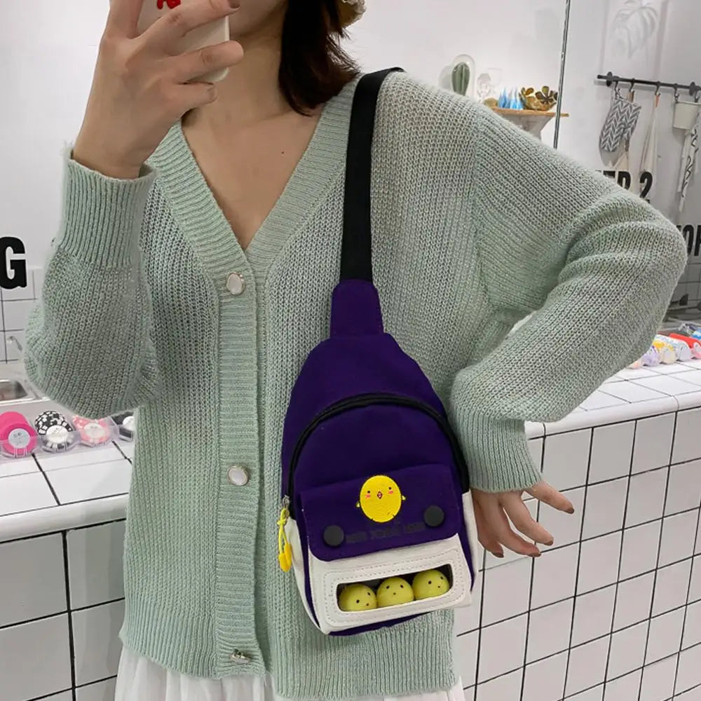 Canvas Shoulder Bag Casual Ladies Single Shoulder Bag