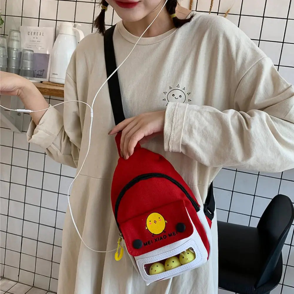 Canvas Shoulder Bag Casual Ladies Single Shoulder Bag