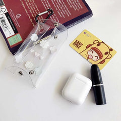 Fruits PVC Key Wallet Case Chain Ring Pouch Car Keychain