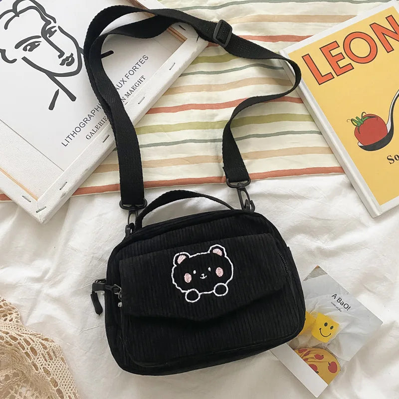 Harajuku Crossbody Bag Japanese Student Cartoon Shoulder Bag