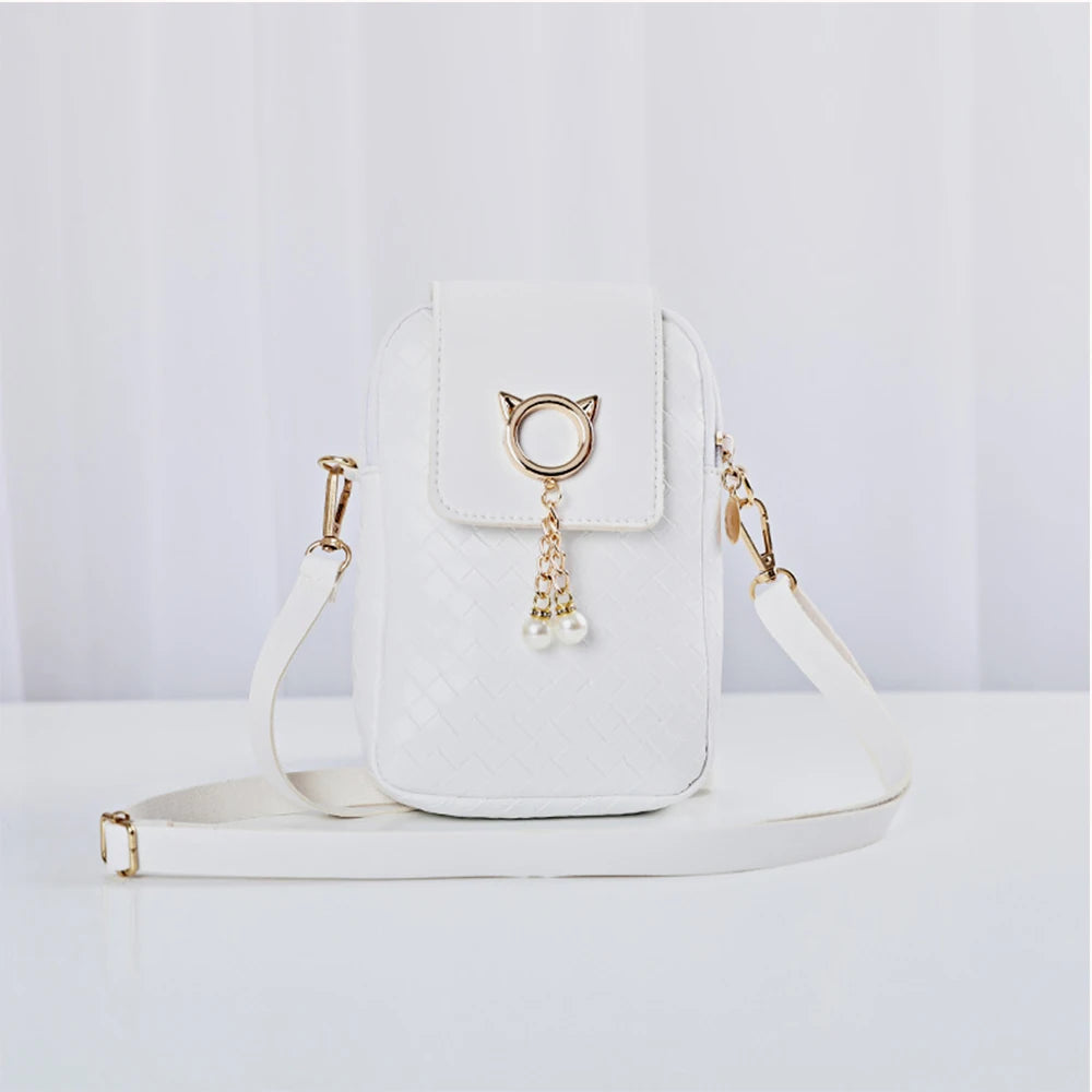 Stylish Mini PU Shoulder Messenger Bag for Women