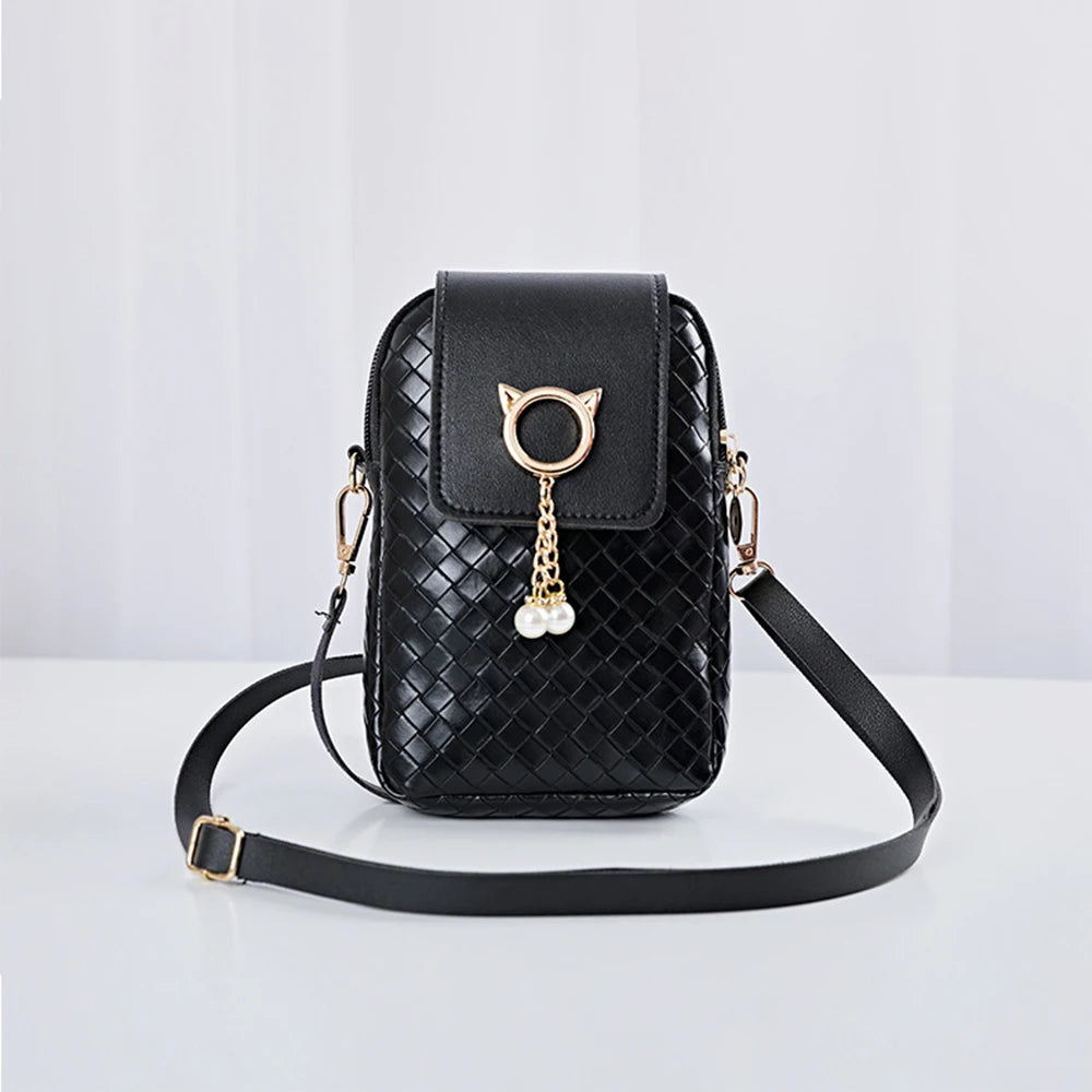 Stylish Mini PU Shoulder Messenger Bag for Women