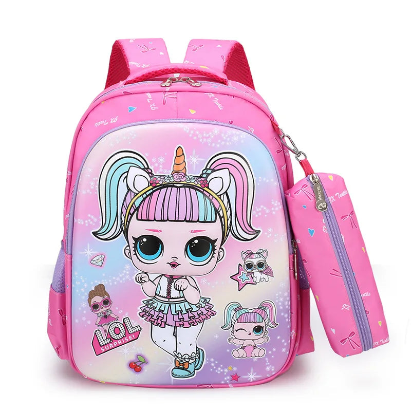 Girls Pink 3D Unicorn School Bags for Kids - Boys 3D Dinosaur School Backpacks