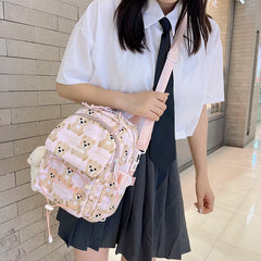 Women's Oxford Rucksack Mini Bagpack Waterproof Travel Backpack