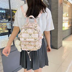 Women's Oxford Rucksack Mini Bagpack Waterproof Travel Backpack