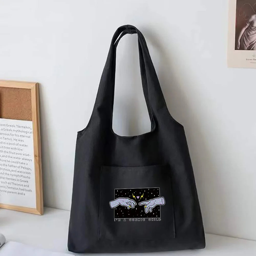 Women Canvas Vest Bag - High Capacity Tote Bag