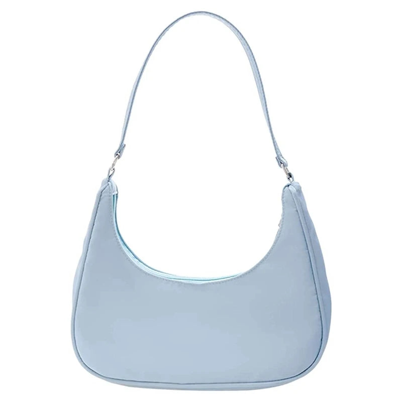 Nylon Hobo Tote Bag Small Purse for Women