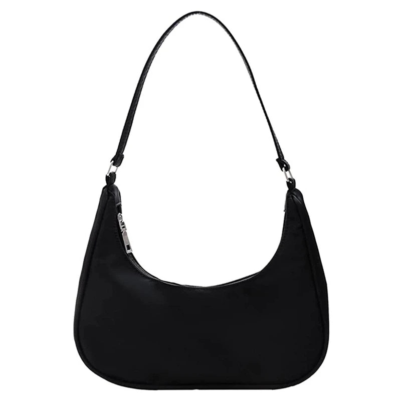 Nylon Hobo Tote Bag Small Purse for Women