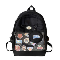Japanese Transparent Ita Bag Backpack Preppy Style Funny School Bag