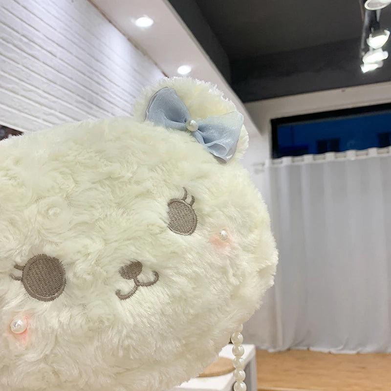 Kitty Doll Lolita Plush Crossbody Bag